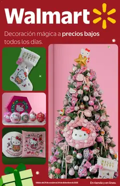 Walmart catálogo Navidad válido desde 21/10/2025