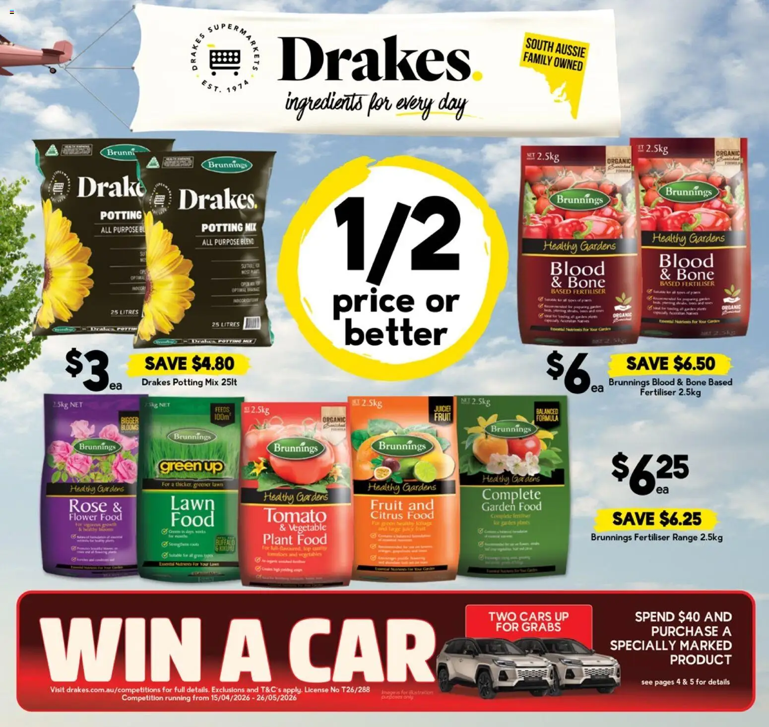 Drakes catalogue  - page 1- valid from 15/04/2026