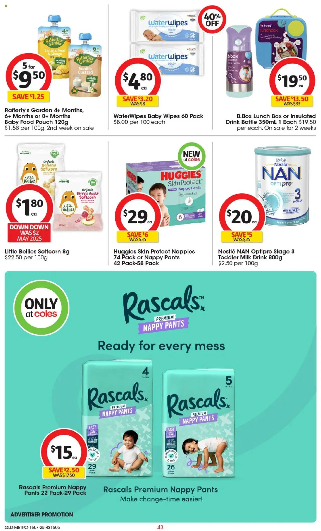 Coles Catalogue QLD North - page 43- valid from 16/07/2025