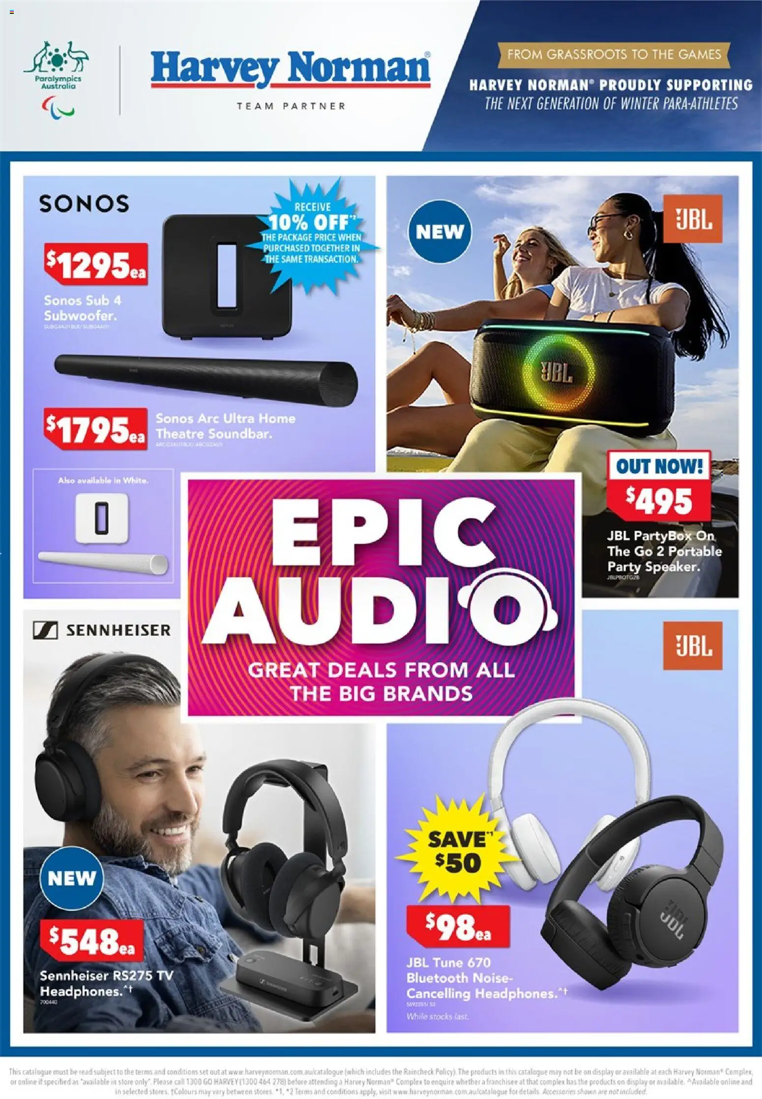 Harvey Norman Catalogue  - page 1- valid from 19/02/2026