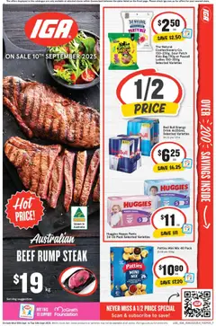 IGA catalogue preview - valid from 10/09/2025