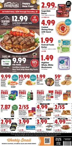 Preview Festival Foods Weekly Ad valid from 12/26/2025