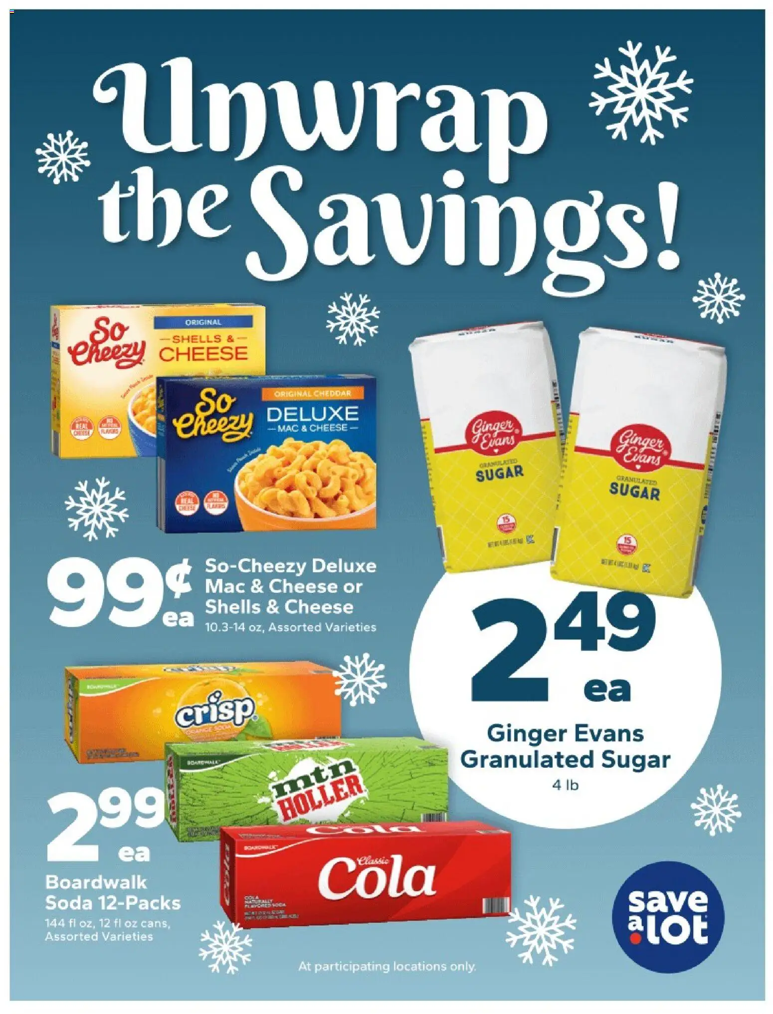 Save a Lot Special Promotion - page 1- valid from 12/10/2025