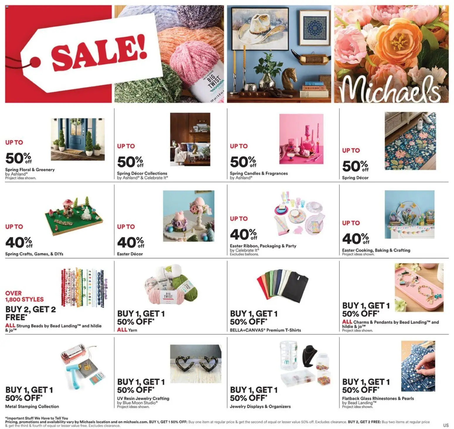 Michaels Weekly Ad - page 1- valid from 02/15/2026