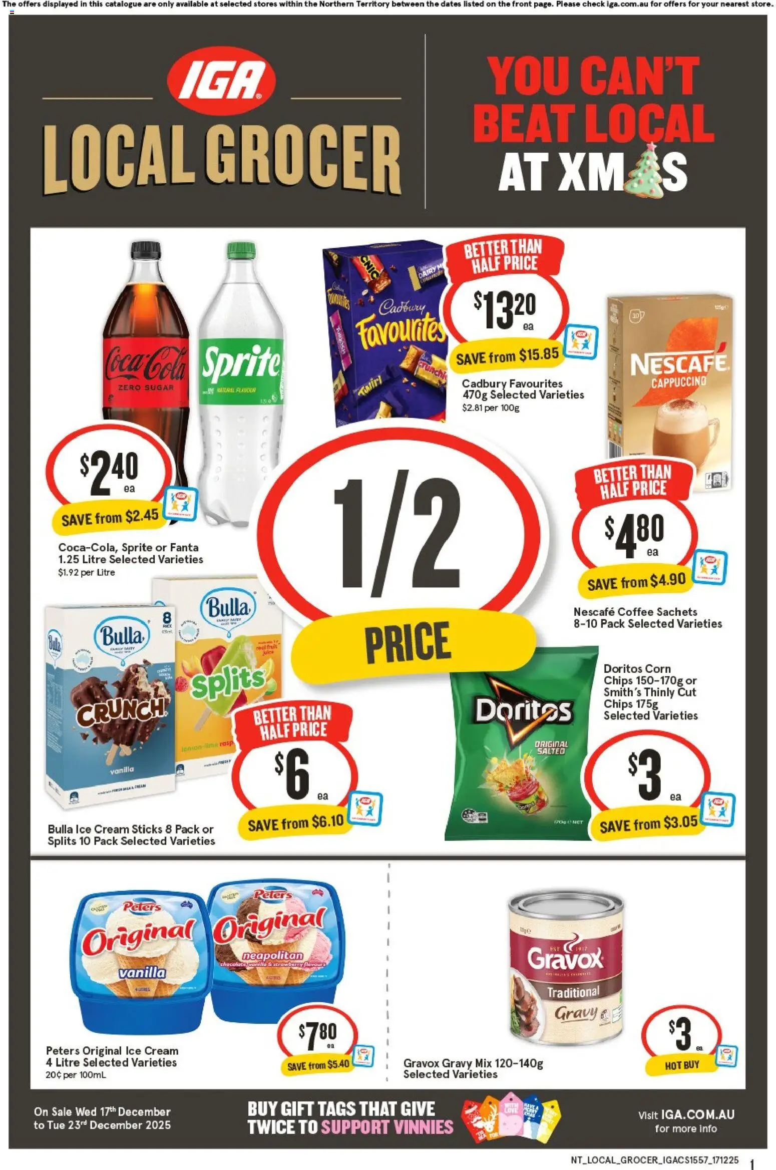 IGA Local Grocer NT - page 1- valid from 17/12/2025