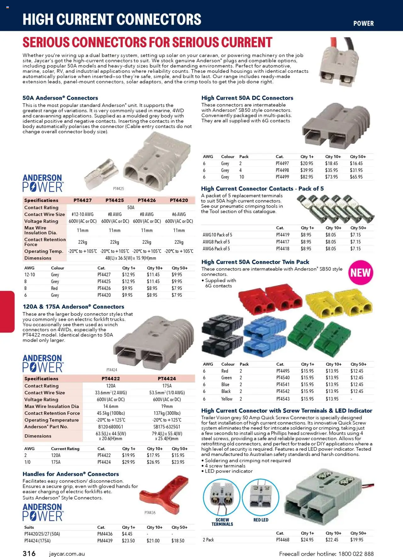 Jaycar Engineering & Scientific Catalogue 2025/2026  - page 316- valid from 09/07/2025