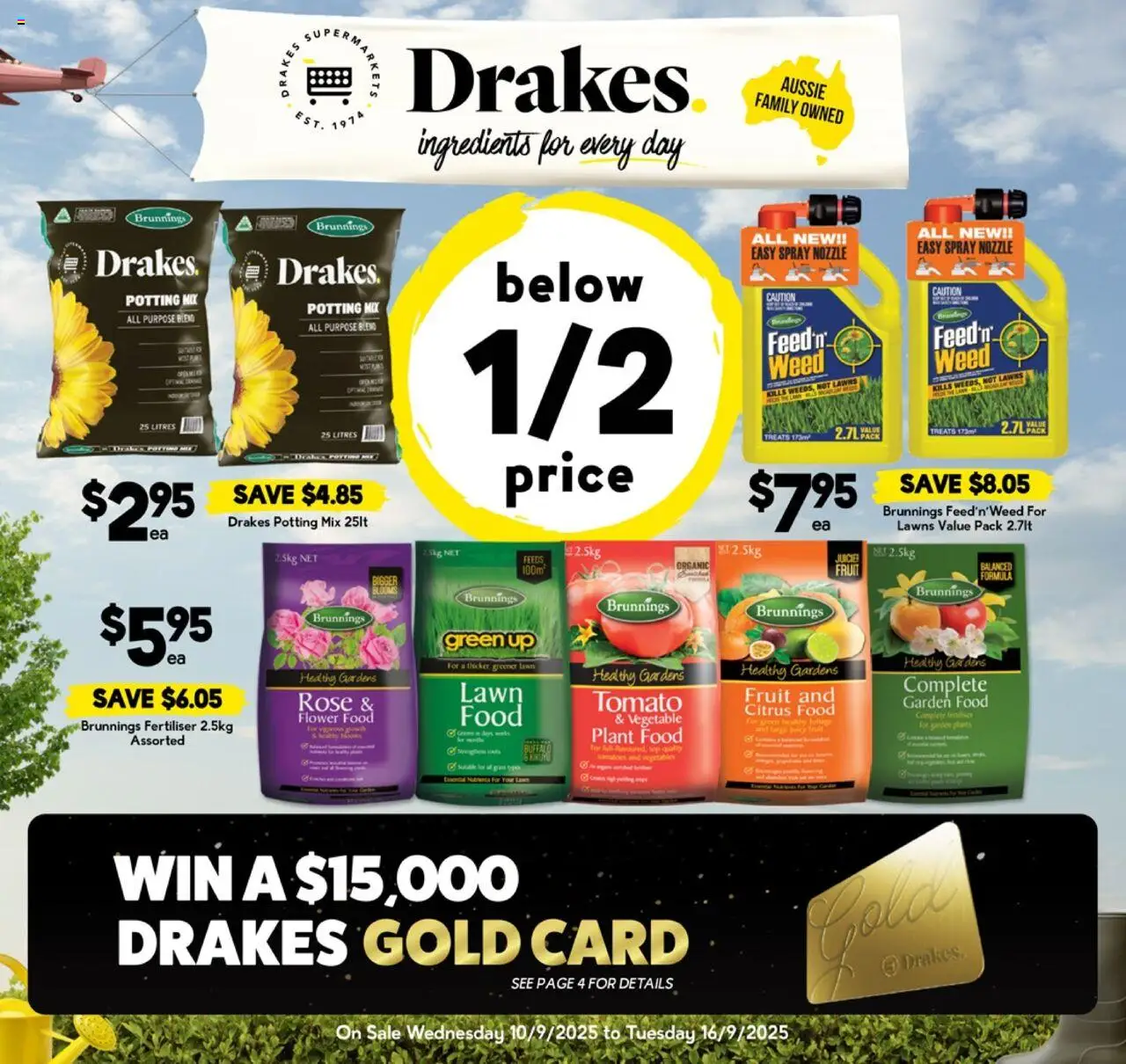 Drakes Catalogue QLD - page 1- valid from 10/09/2025