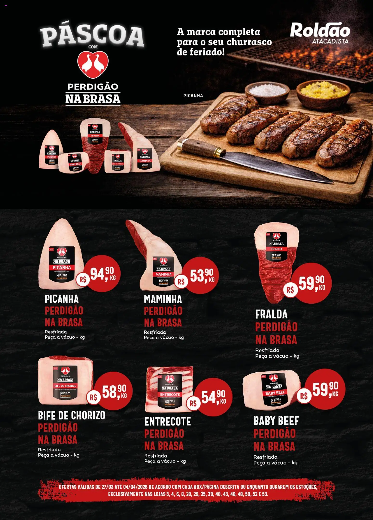 Roldão ofertas Perdigão na brasa - página 1- válido a partir de 27/03/2026
