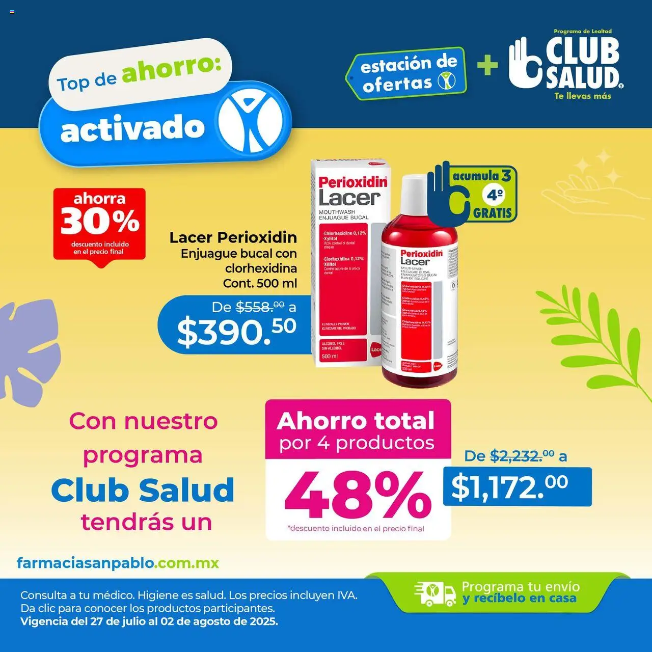 Farmacia San Pablo - Catálogo Estacíon de Ofertas - página 1- válido desde 27/07/2025