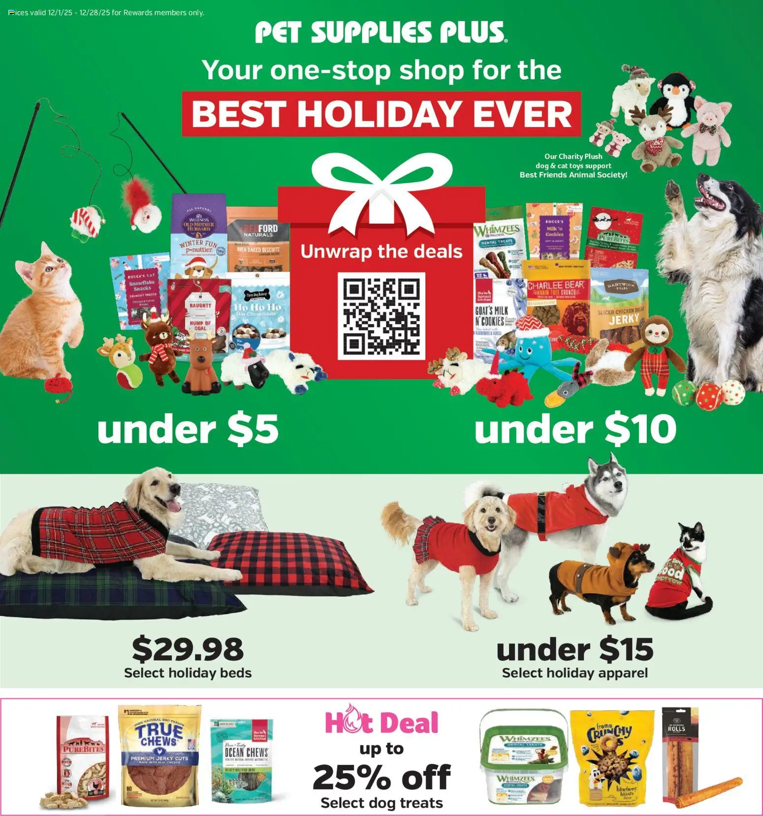 Pet Supplies Plus Weekly Ad - page 1- valid from 12/01/2025