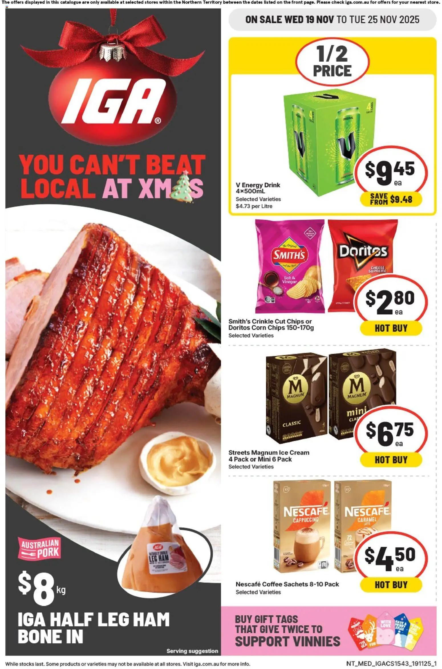 IGA Catalogue NT - page 1- valid from 19/11/2025