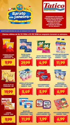 Pré-visualização Tatico - Ofertas da semana válida a partir de 26/01/2026