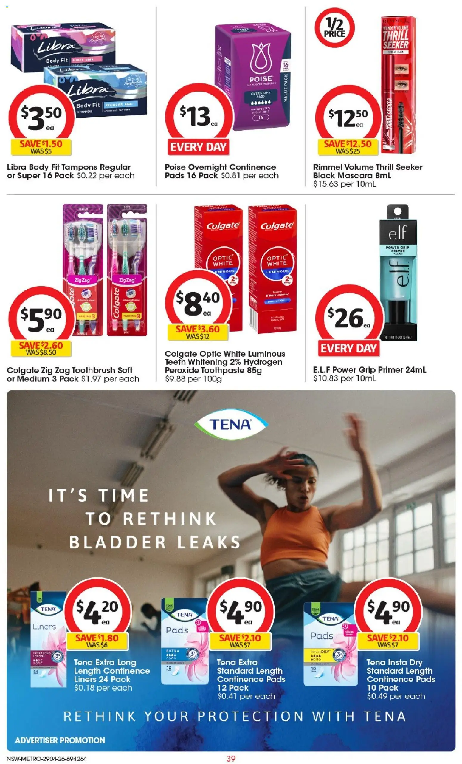 Coles catalogue  - page 39- valid from 29/04/2026