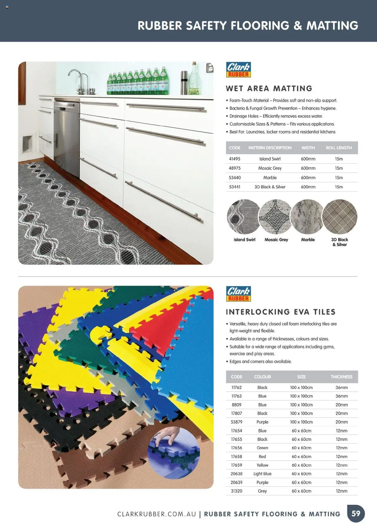 Clark Rubber Catalogue  - page 59- valid from 05/05/2025