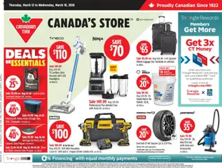 Preview Canadian Tire weekly flyer valid from Mar 12, 2026