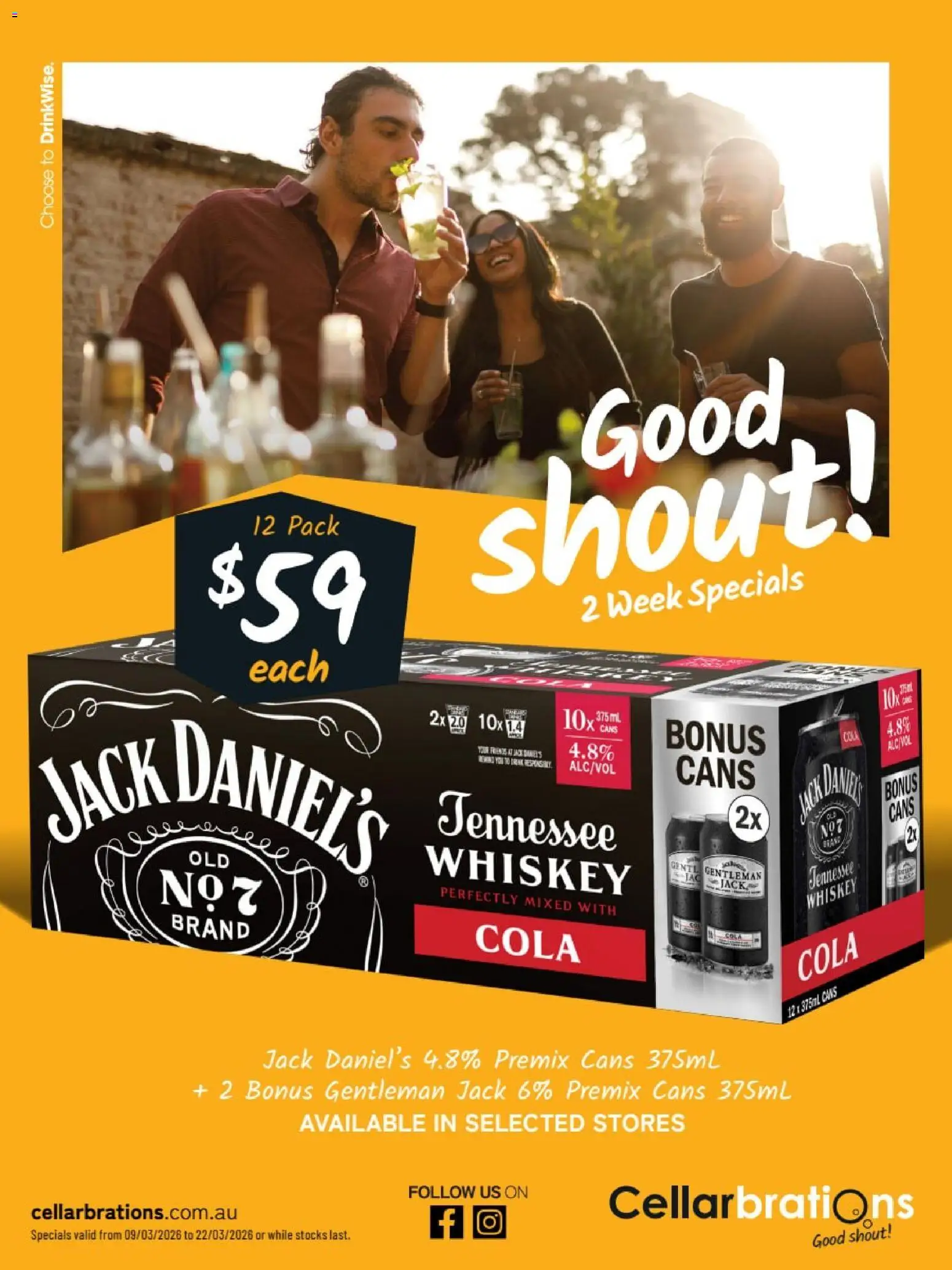 Cellarbrations catalogue  - page 3- valid from 09/03/2026