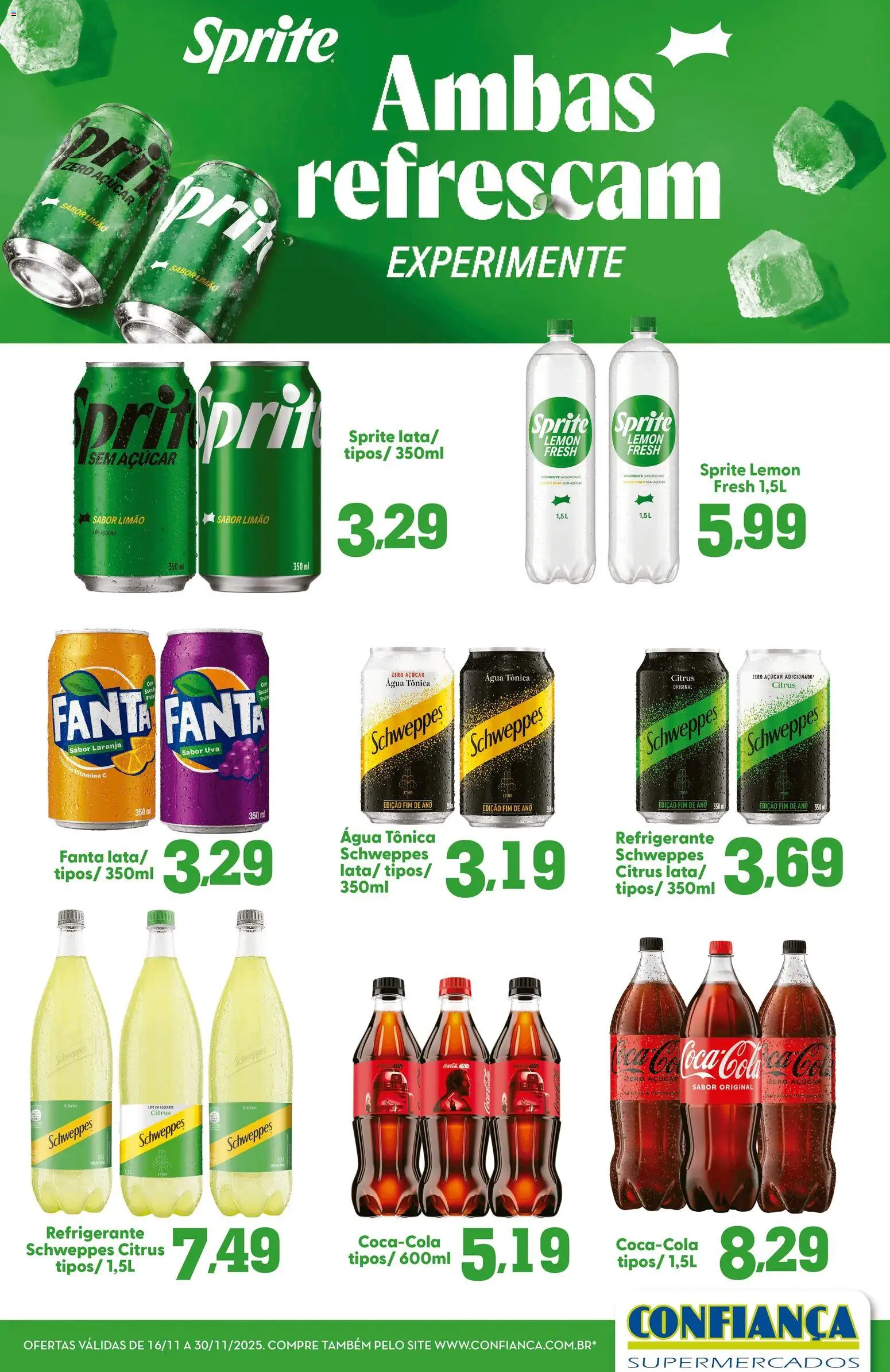 Confiança - Ofertas Bebidas - página 1- válido a partir de 16/11/2025
