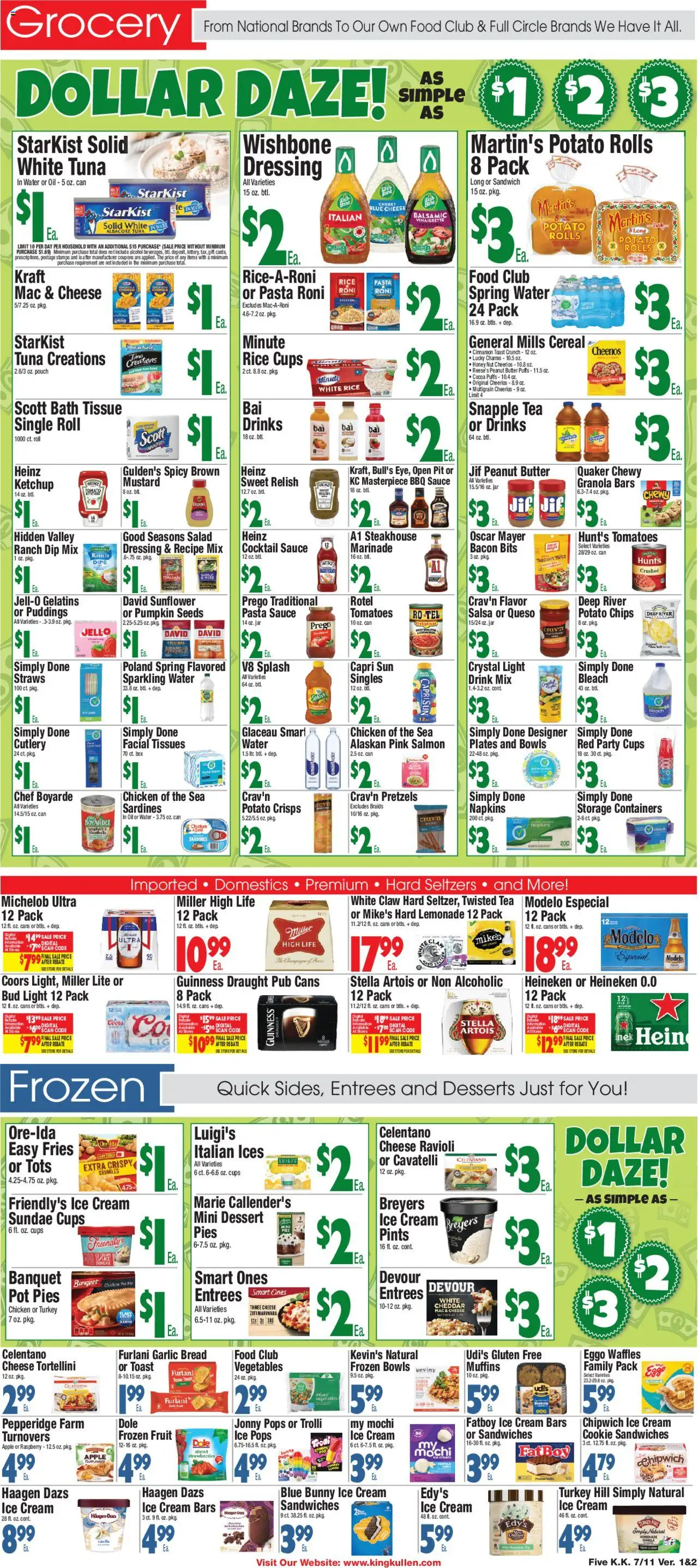 King Kullen Weekly Ad - page 5- valid from 07/11/2025