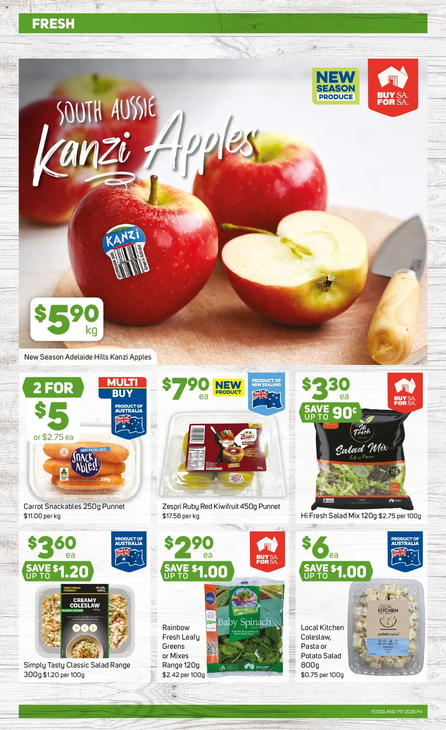 Foodland catalogue  - page 4- valid from 22/04/2026