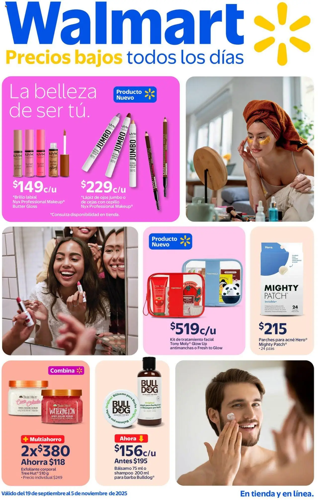Walmart - Folleto la belleza - página 1- válido desde 19/09/2025