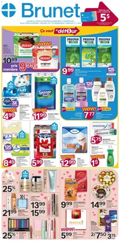 Preview Brunet weekly flyer / circulaire valid from Jan 29, 2026