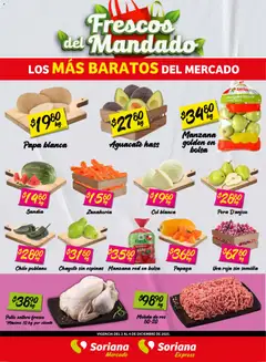 Soriana - Frescos del Mandado Mercado: Saltillo y Torreón válido desde 02/12/2025