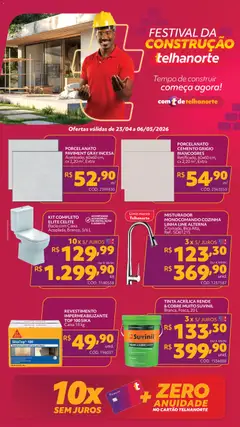 Pré-visualização Telhanorte - Ofertas atuais válida a partir de 23/04/2026