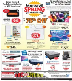Preview ABC Warehouse Weekly Ad valid from 04/19/2026