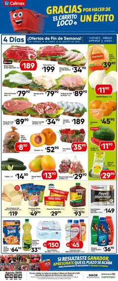 Calimax - Folleto Mexicali válido desde 15/08/2025