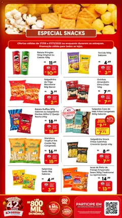 Pré-visualização Semar Supermercado - Ofertas Especial Snacks válida a partir de 27/09/2025