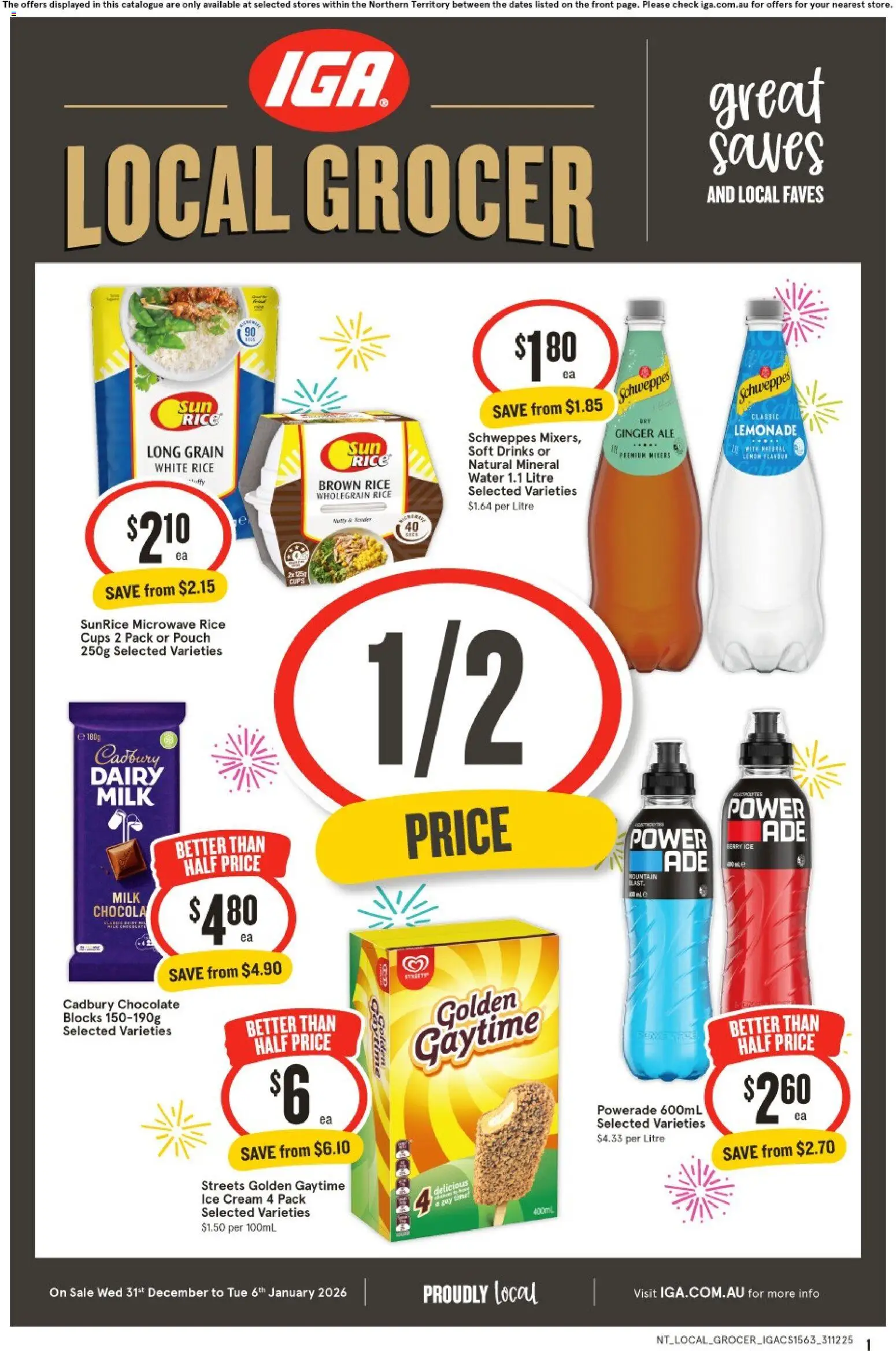 IGA Local Grocer NT - page 1- valid from 31/12/2025