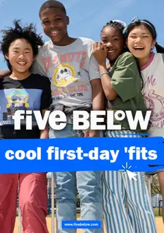 Preview Five Below Weekly Ad valid from 08/03/2025