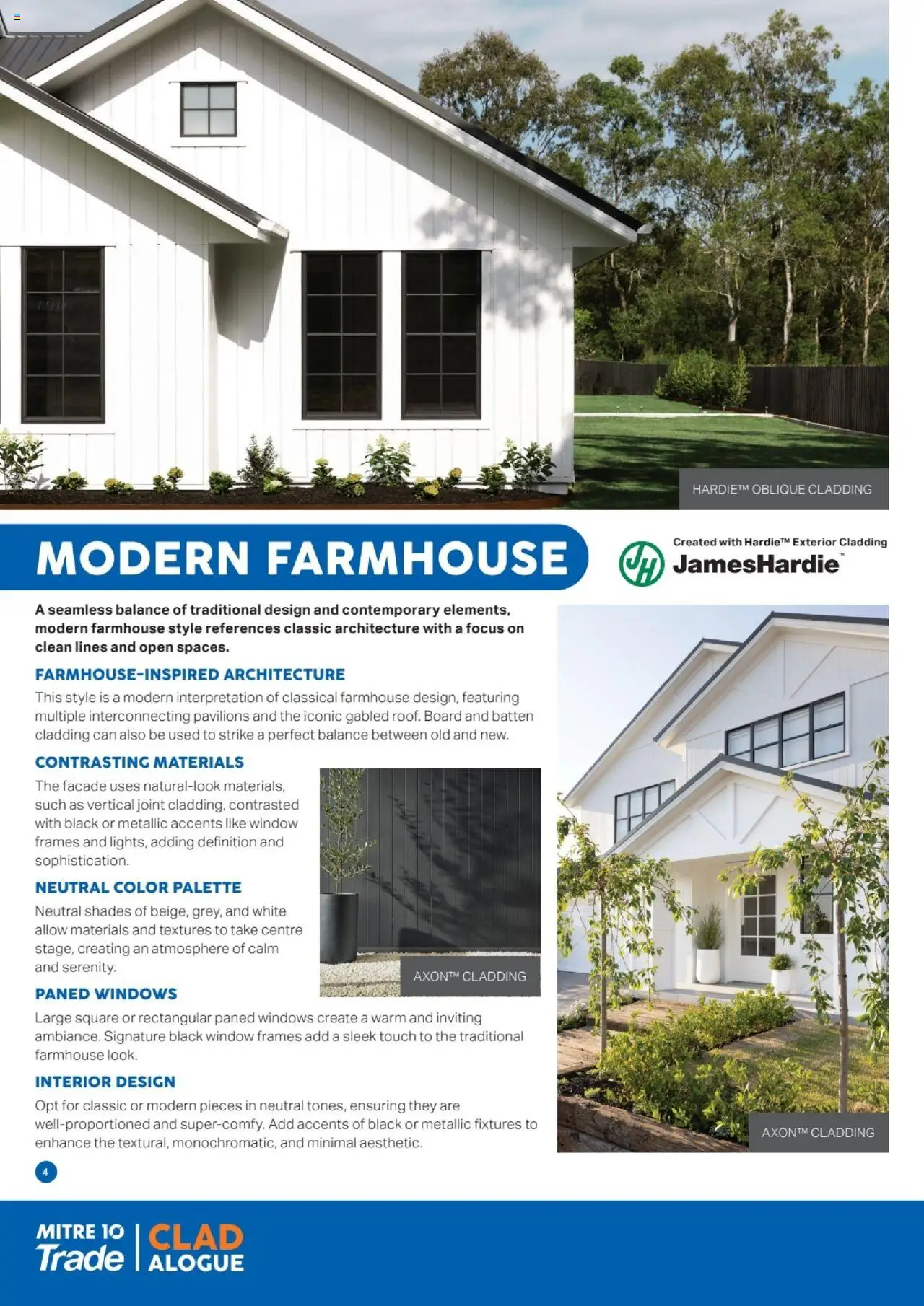 Mitre 10 - Cladalogue E-Selection Guide 2025 - page 4- valid from 27/06/2025