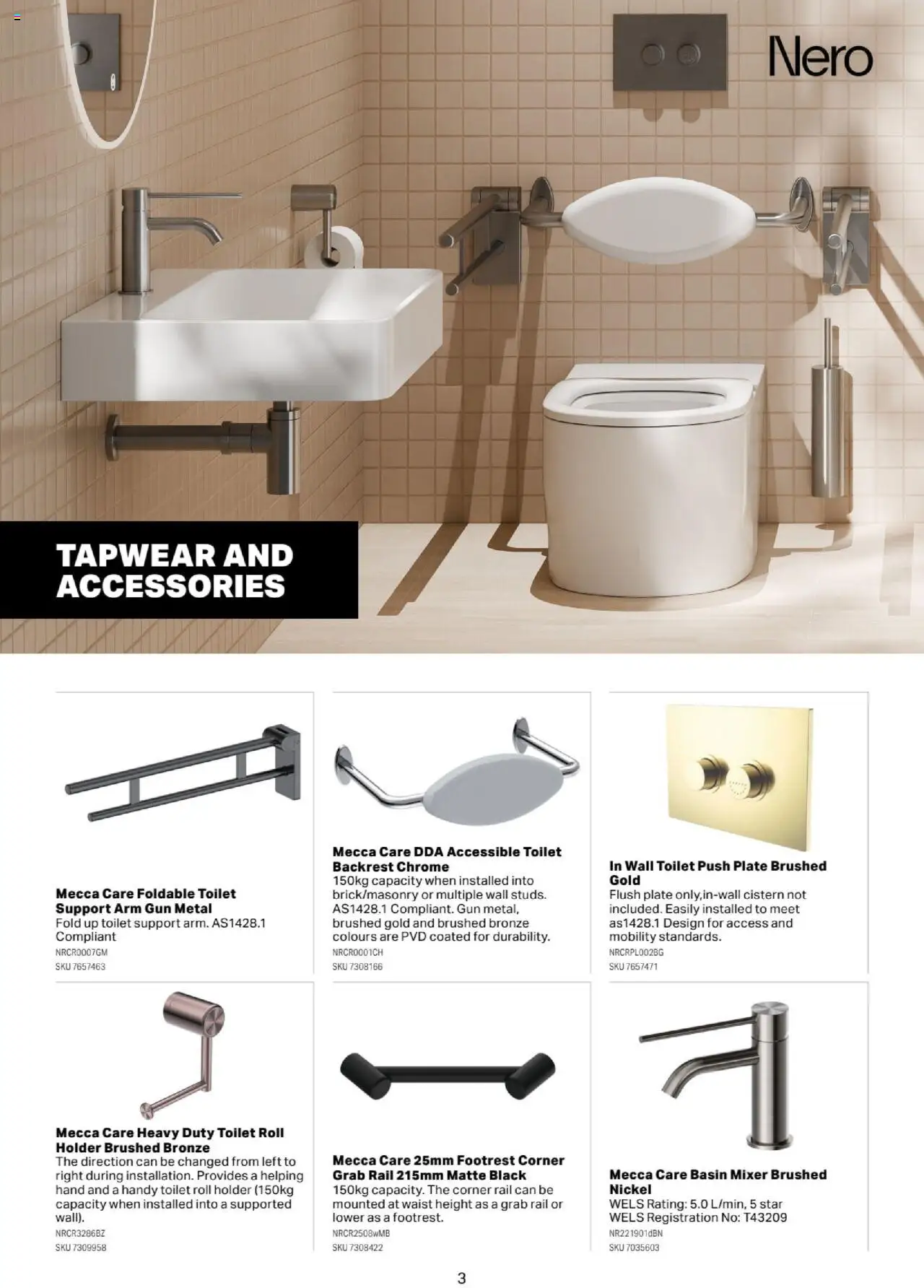 Mitre 10 - Assisted Living E-selection Guide 2025 - page 3- valid from 08/10/2025