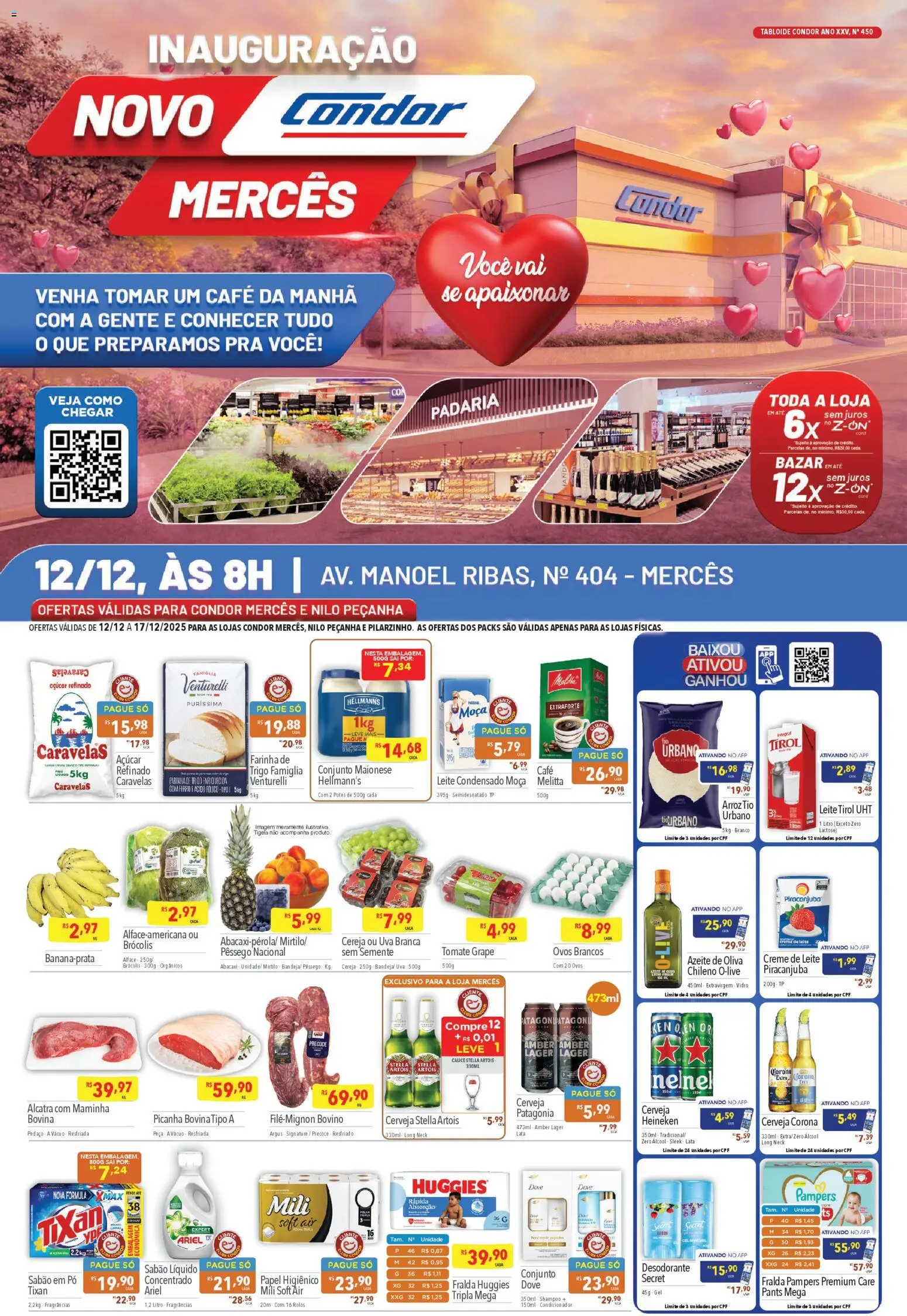 Supermercados Condor - Ofertas Inauguracao - página 1- válido a partir de 12/12/2025
