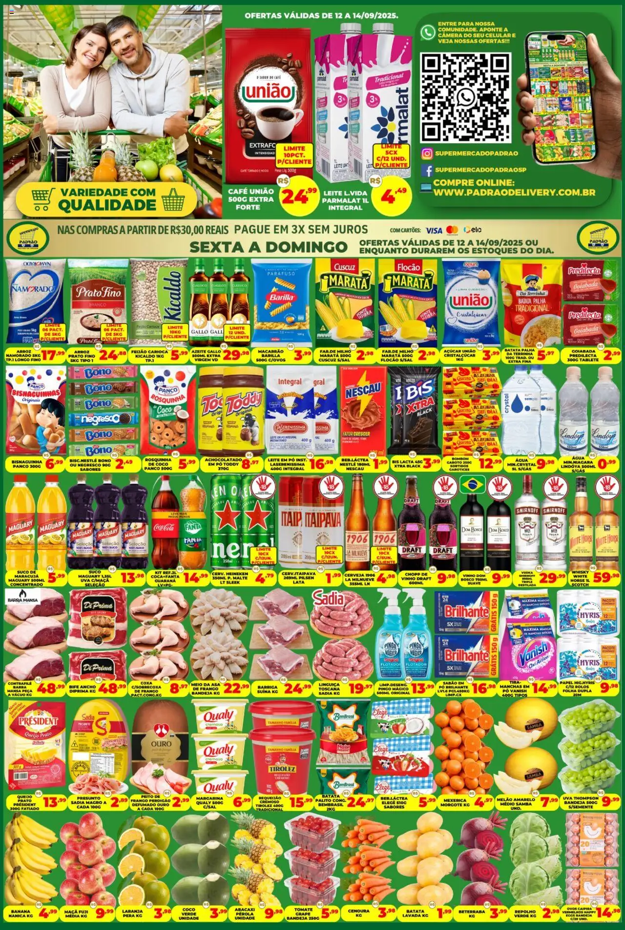 Supermercado Padrão - Ofertas da semana - página 1- válido a partir de 12/09/2025
