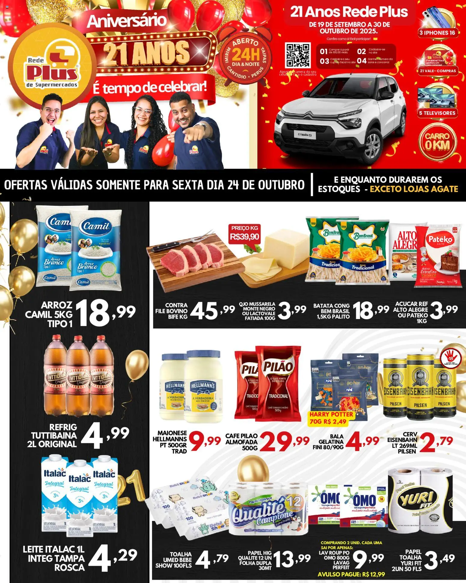 Rede Plus Supermercados - Ofertas da semana - página 1- válido a partir de 24/10/2025
