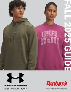 Preview Dunham's Sports Under Armour Guide valid from 10/16/2025