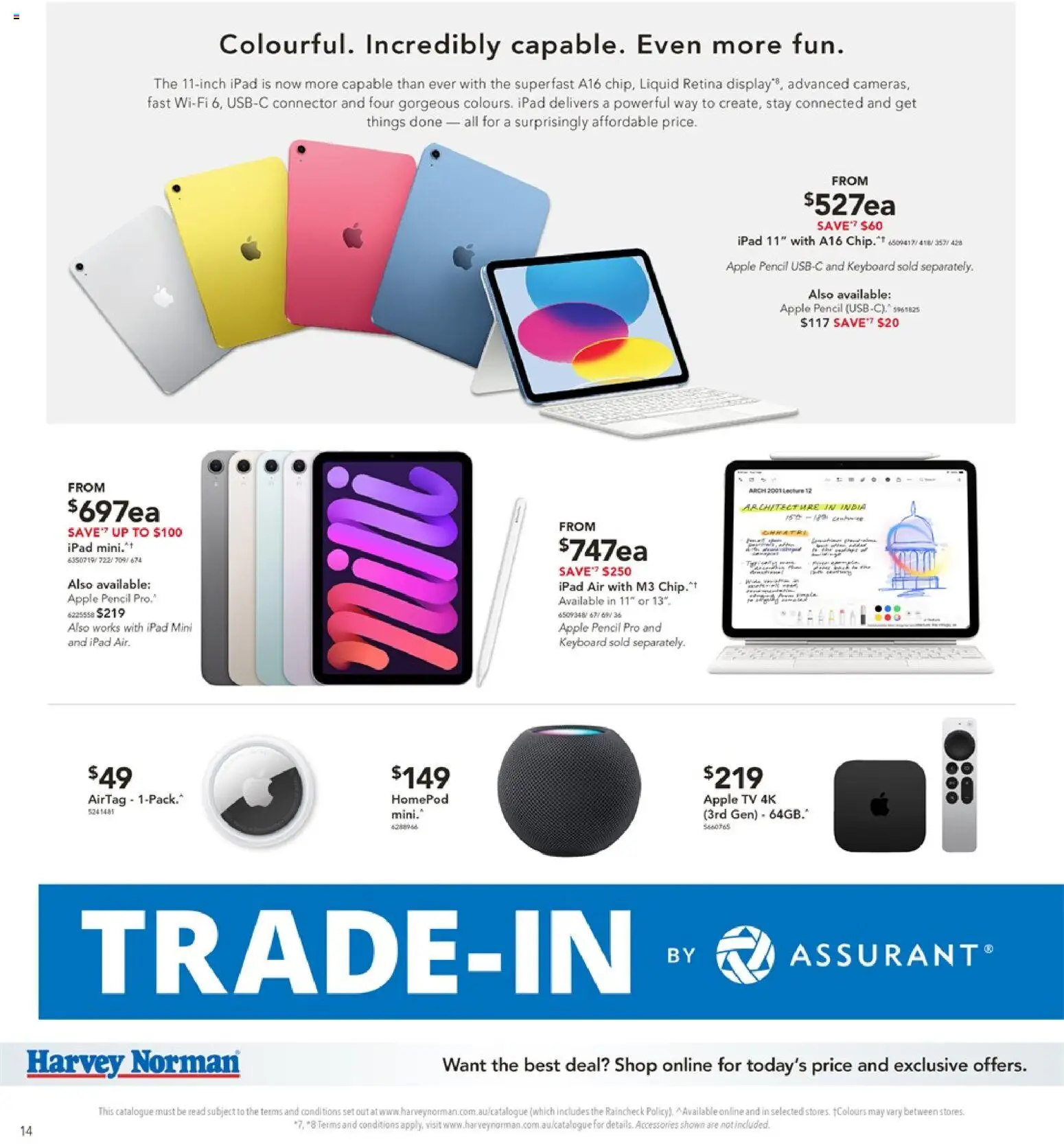 Harvey Norman  Catalogue  - page 14- valid from 14/01/2026