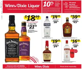 Preview Winn Dixie Alcohol Flyer valid from 09/03/2025
