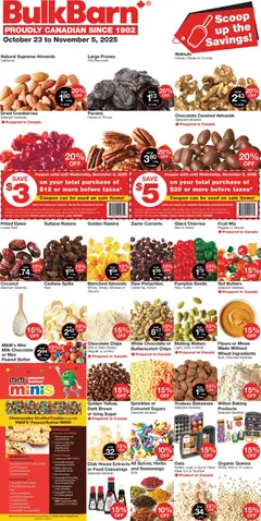 Preview Bulk Barn weekly flyer valid from Oct 23, 2025