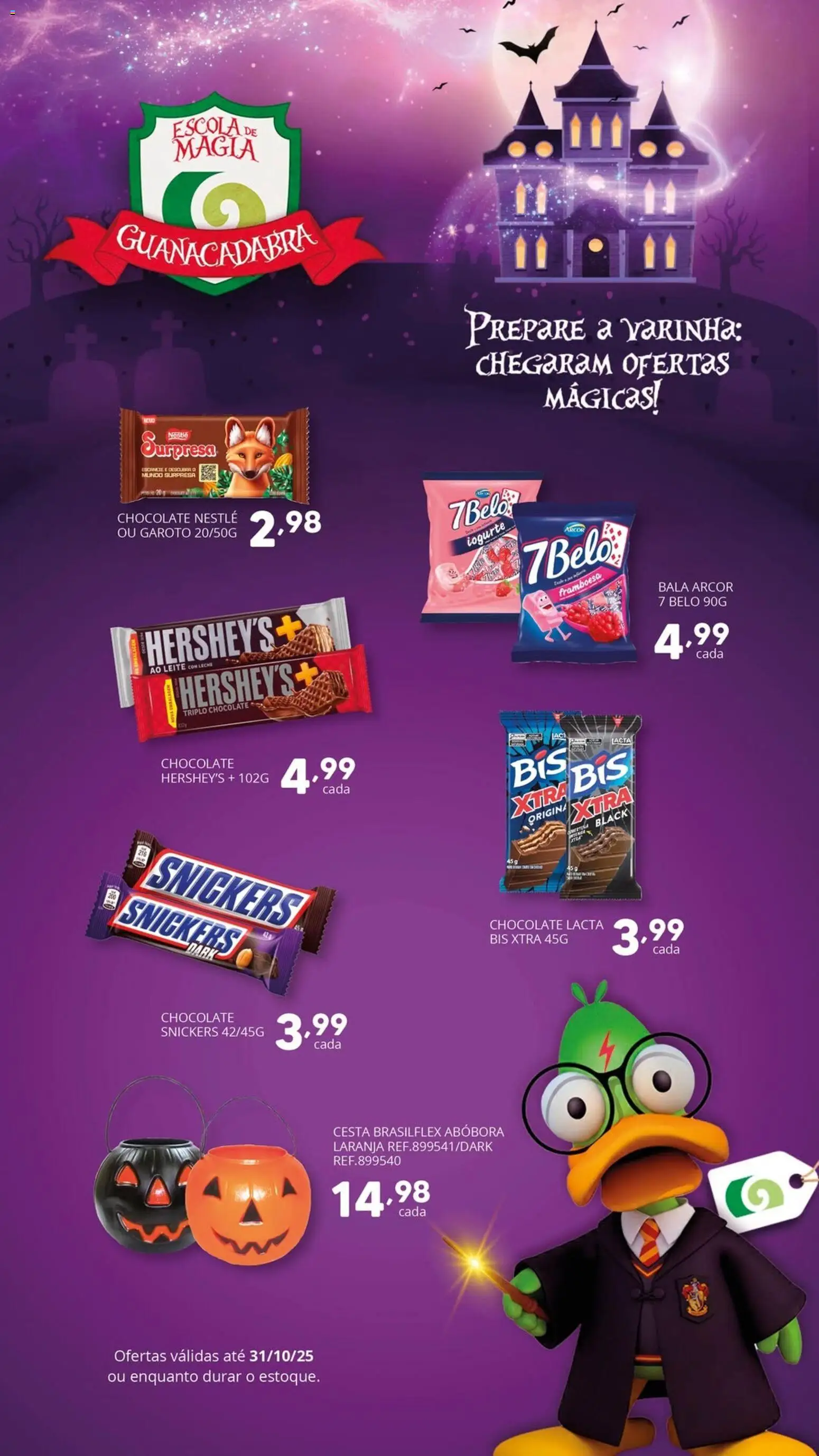 Supermercado Guanabara - Ofertas Halloween - página 1- válido a partir de 22/10/2025
