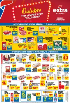 Pré-visualização Extra - Ofertas de Mercado Fim de Semana válida a partir de 17/10/2025