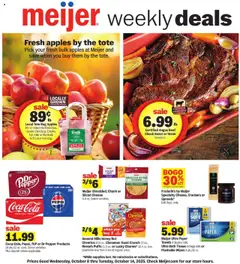 Preview Meijer Weekly Ad valid from 10/08/2025