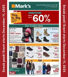 Preview Mark's weekly flyer / circulaire valid from Dec 11, 2025