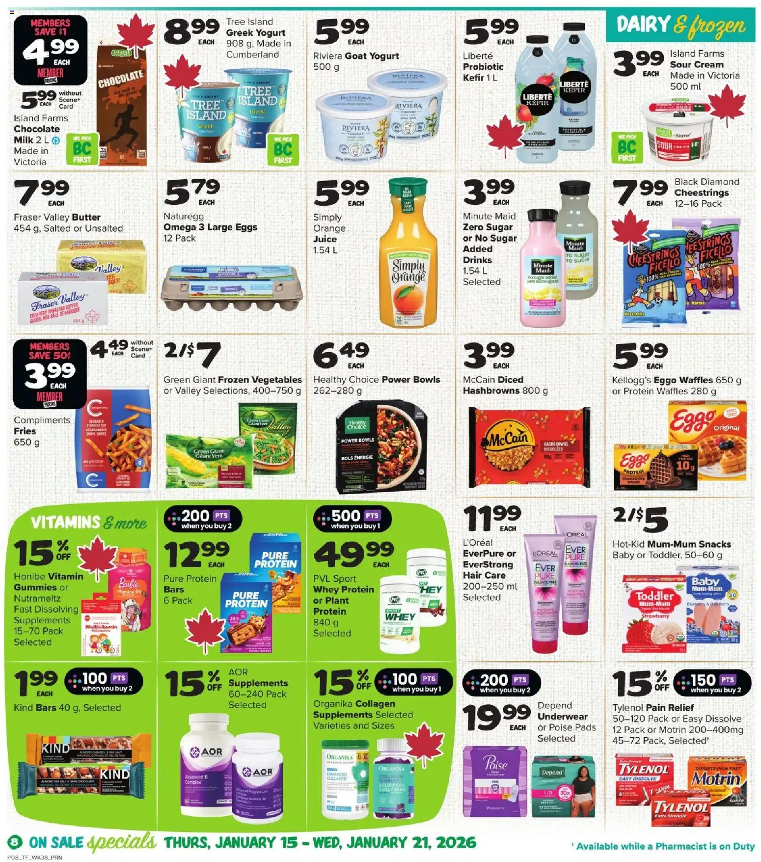Thrifty Foods weekly flyer / circulaire - page 9- valid from Jan 15, 2026
