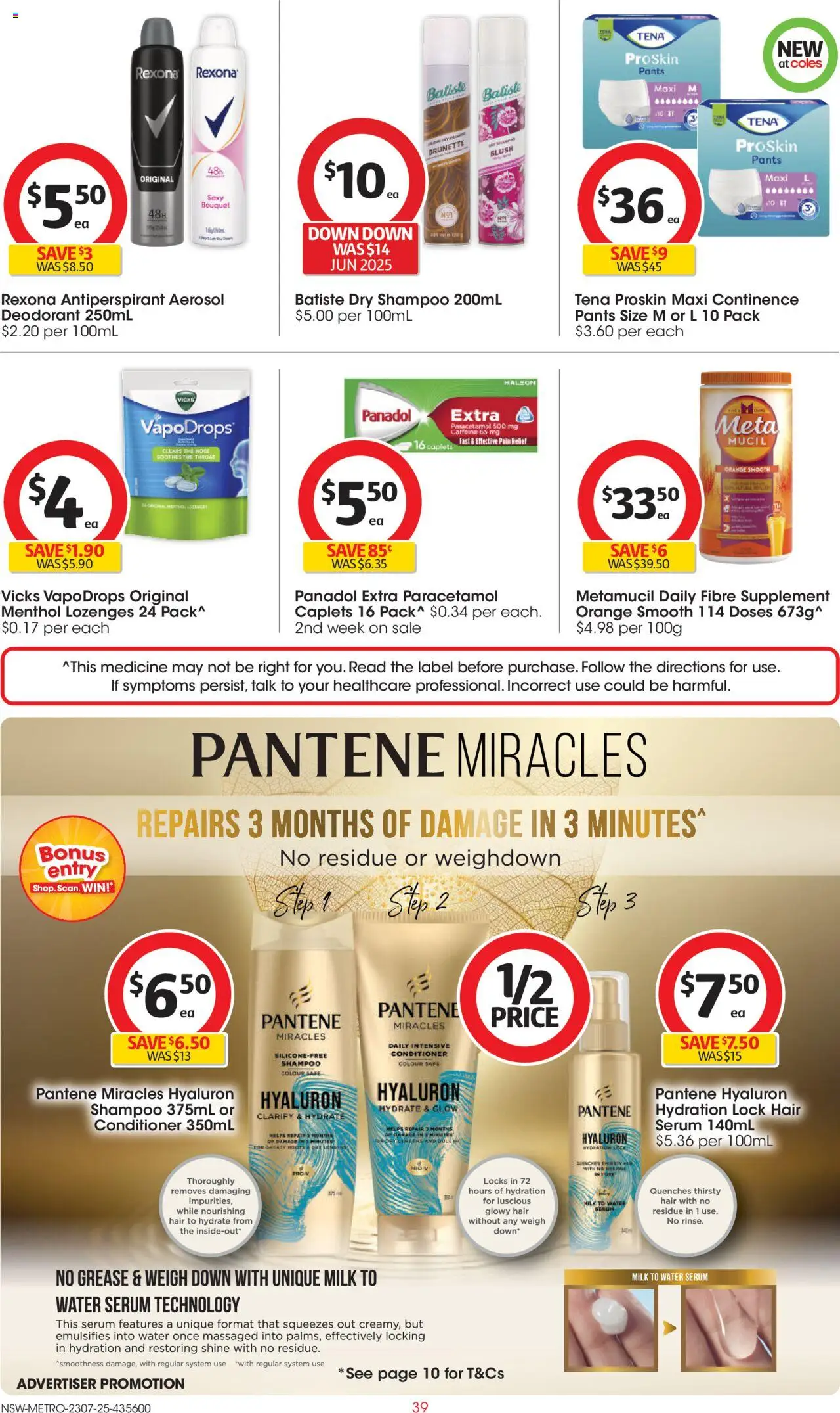 Coles Catalogue NSW - page 39- valid from 23/07/2025