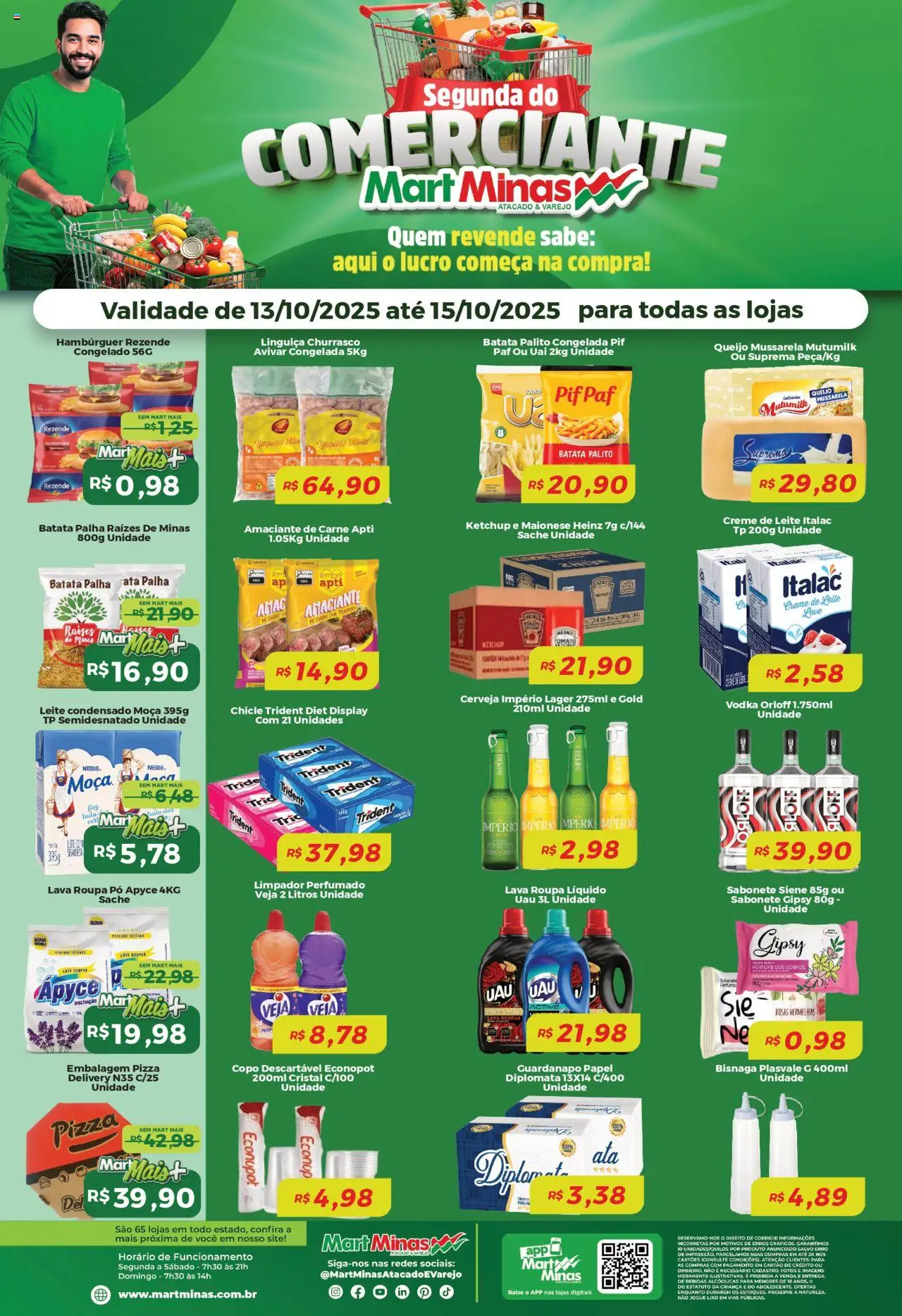 Mart Minas - Ofertas Segunda do Comerciante - página 1- válido a partir de 13/10/2025
