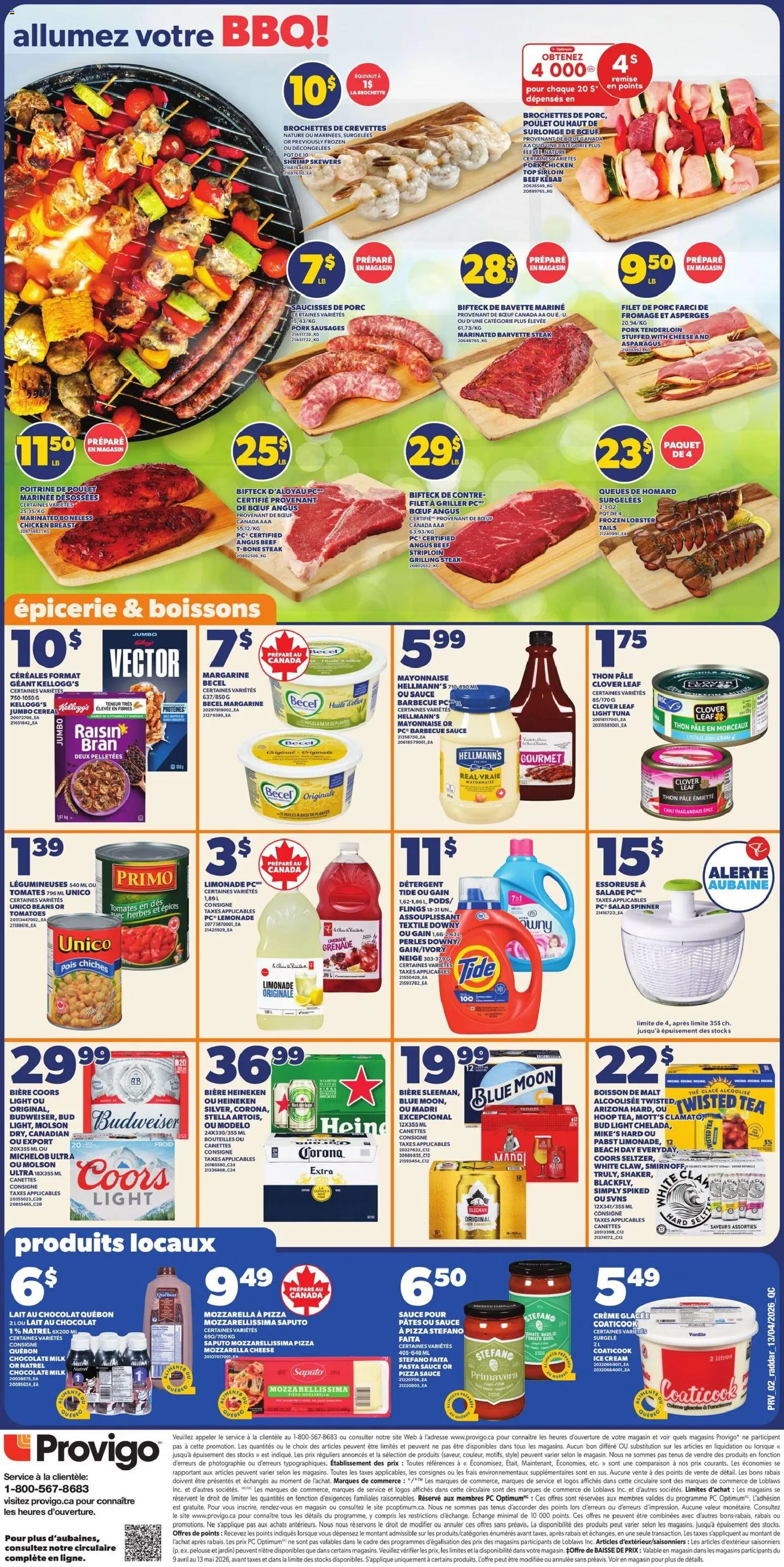 Provigo weekly flyer / circulaire - page 2- valid from Apr 16, 2026