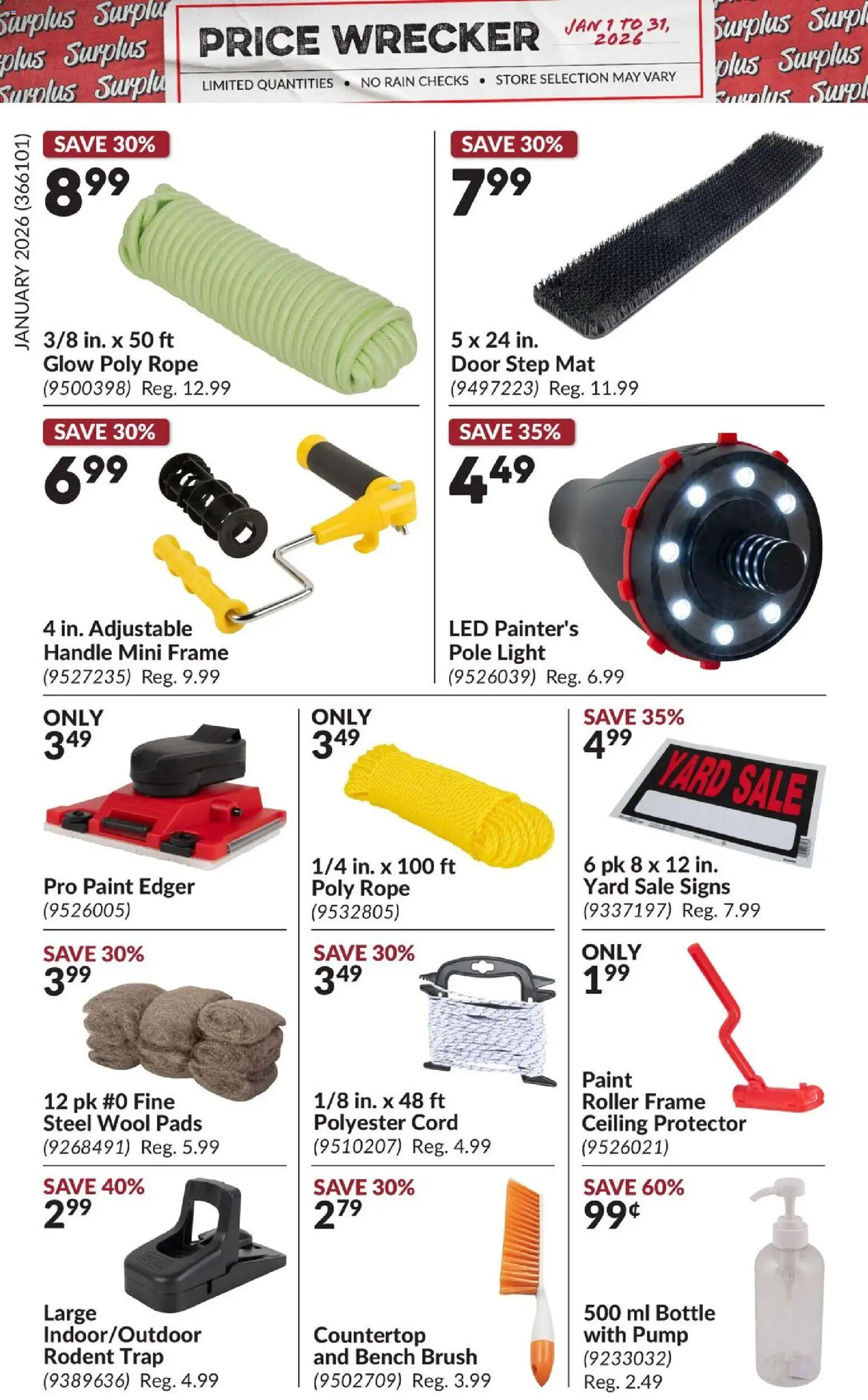 Princess Auto - Price Wrecker - page 9- valid from Jan 1, 2026